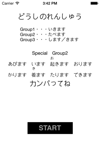 Japanese Verb Practice screenshot 3