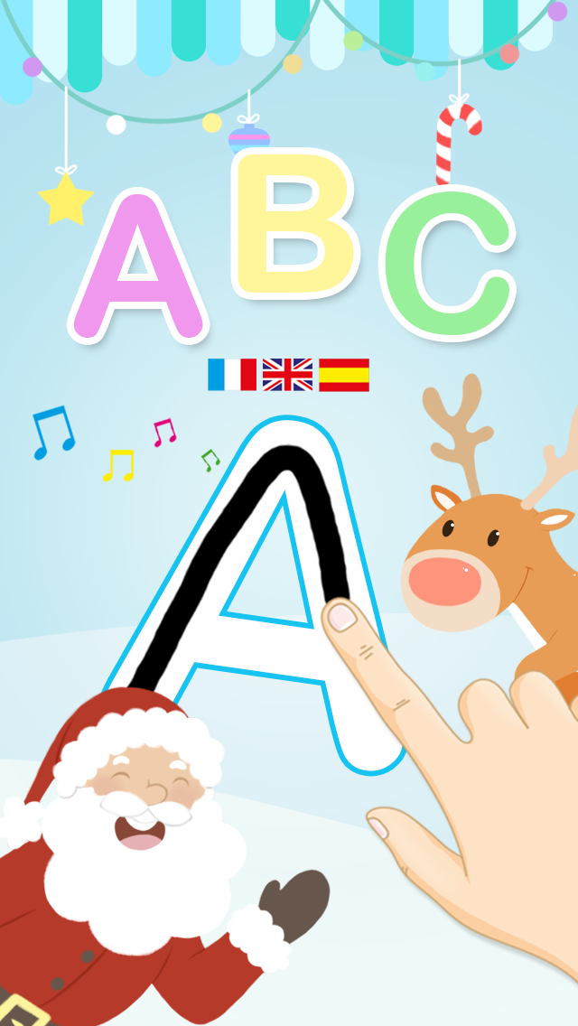 ABC Christmas Alphabet For Kids - Learn the Alphabet