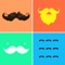 Mustache Wallpapers & Backgrounds Pro - Home Screen Maker with Cool Beard Icon Themes