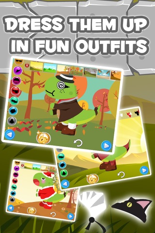 Dino Dress Up - Dress up Cute Prehistoric Dinosaurs Fun App For Kids screenshot 3