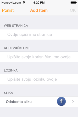 mojeLozinke screenshot 3