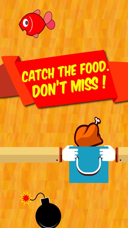 Catch the Food - Catching Falling Fruits & Collect Them All, Feeding Mania Games for Kids