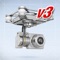 FPV Booster V3 includes FPV Camera and Flight Tracker (In-App purchase required), which is developed by the official DJI SDK