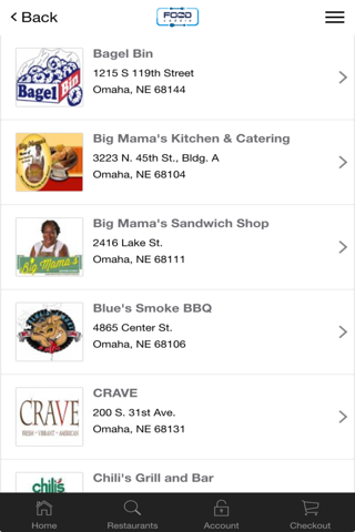 Food Caddie Restaurant Delivery Service - Serving Omaha, Nebraska screenshot 2
