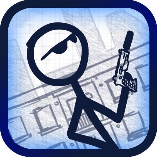 Stickmans Attack - Town Gun Shooting and Jumping