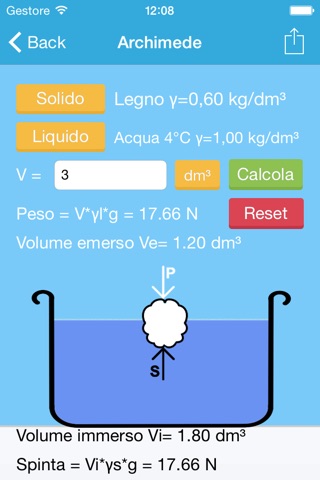 Calculate Archimedes screenshot 2