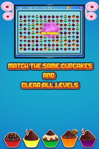 Cupcake Popper Match Game Pro screenshot 2