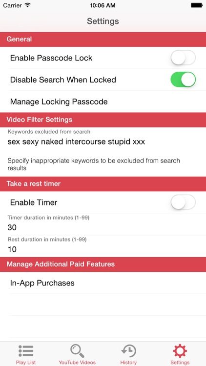 SafeTube (Video playlist manager for YouTube for kids safe video watching) screenshot-4