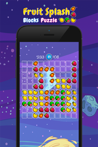 Fruit Splash Blocks Puzzle screenshot 4