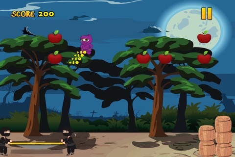 Action Ninja Hero - Jump High For A Fruit Maniac Stampede screenshot 4