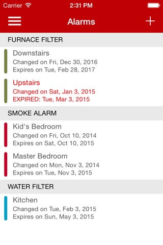Smoke Alarm Ninja 2 - Household Alarm and Battery Tracker screenshot 2