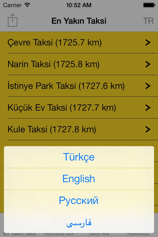 Taksi screenshot 2
