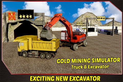 Gold Mining Simulator - Truck & Excavator screenshot 4