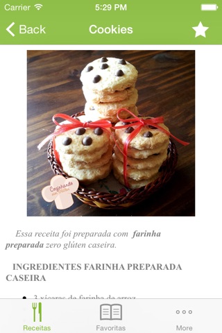 Cozinhando sem glúten - as melhores receitas para celíacos do blog de Gilda Maria Moreira screenshot 2