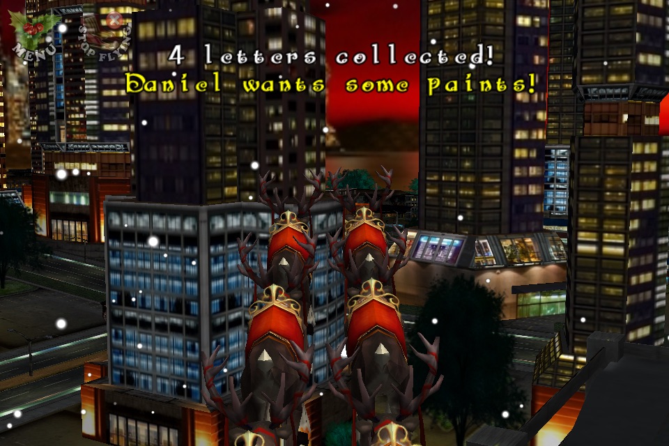 Santa in the City 3D Christmas Game + Countdown FREE screenshot 4