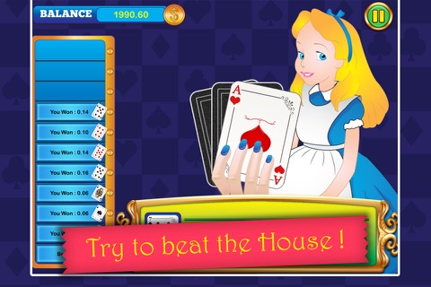 ` Guess the Hi Lo Card - Alice In Wonderland edition screenshot 2