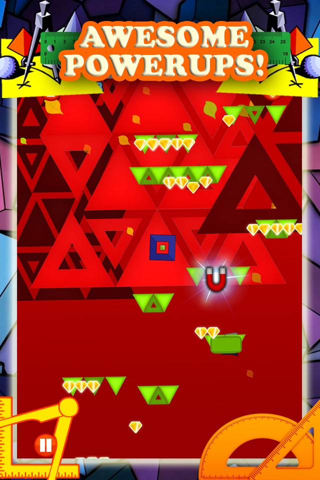 Geometry Jump Impossible Jumping Spike Game For The Top Fun Techno Games FREE screenshot 2