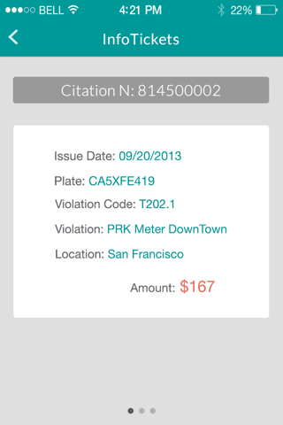 infoTickets - Find your traffic tickets with your license plate number screenshot 3
