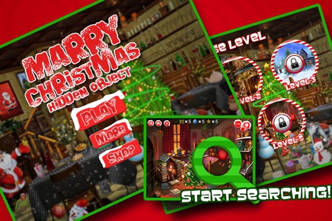 Merry Christmas Hidden Objects - Free screenshot 3