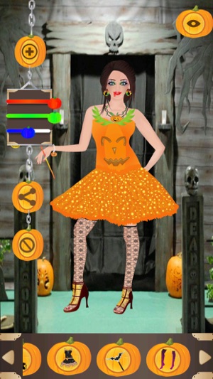 Halloween Girl Dress Up Game(圖2)-速報App