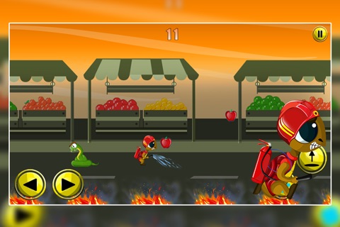 Emergency Inferno Turtle : The Firefighter Saving the Market Place - Free screenshot 3
