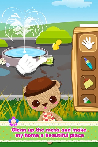 My Little Housekeeper: Playground & Garden Cleaning Game screenshot 4