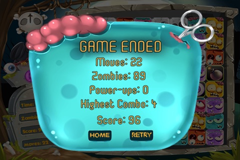 Zombie  Gems Match Saga screenshot 4