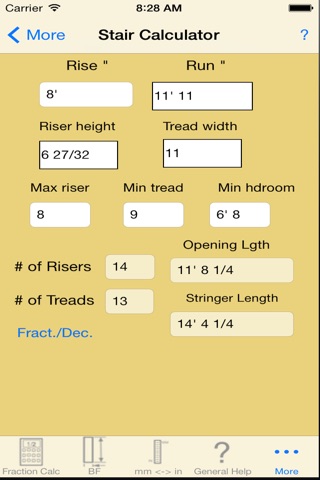 WoodWorkerCalculator screenshot 4