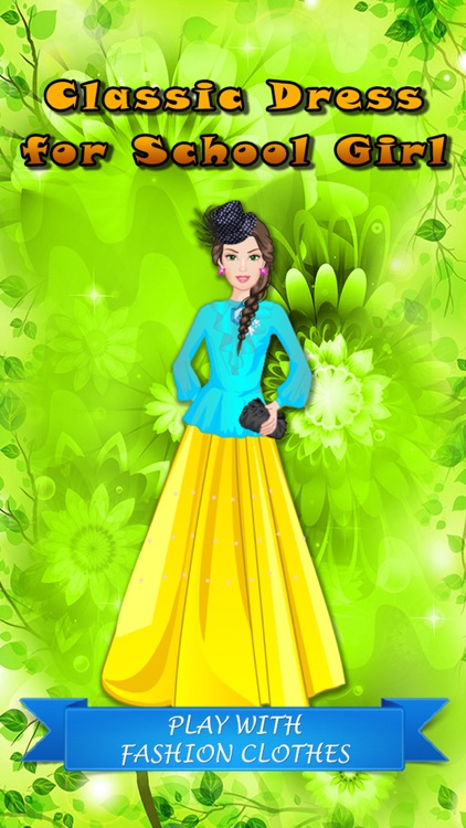 Classic Dress for School Girl - Makeover Game for Girls and Kids