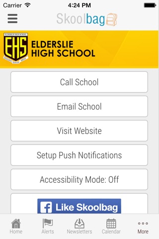 Elderslie High School - Skoolbag screenshot 4