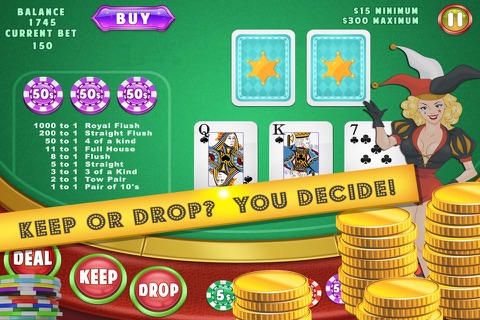 Redman 5-card Poker - Can you Flip the Chip? screenshot 2