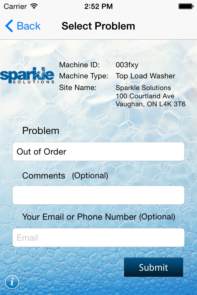 Sparkle Service Request App screenshot 3