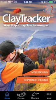 claytracker: skeet & sporting clays scorekeeper iphone screenshot 1