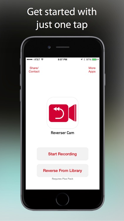 Reverser Cam - Backward Video Camera