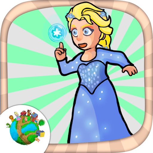 Ice Princess - 6 fun minigames about the ice queen for girls Icon