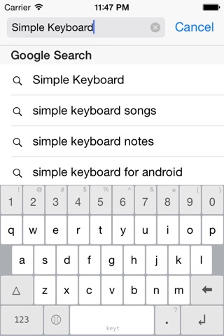 SimpleKey - One-handed Keyboard screenshot 2