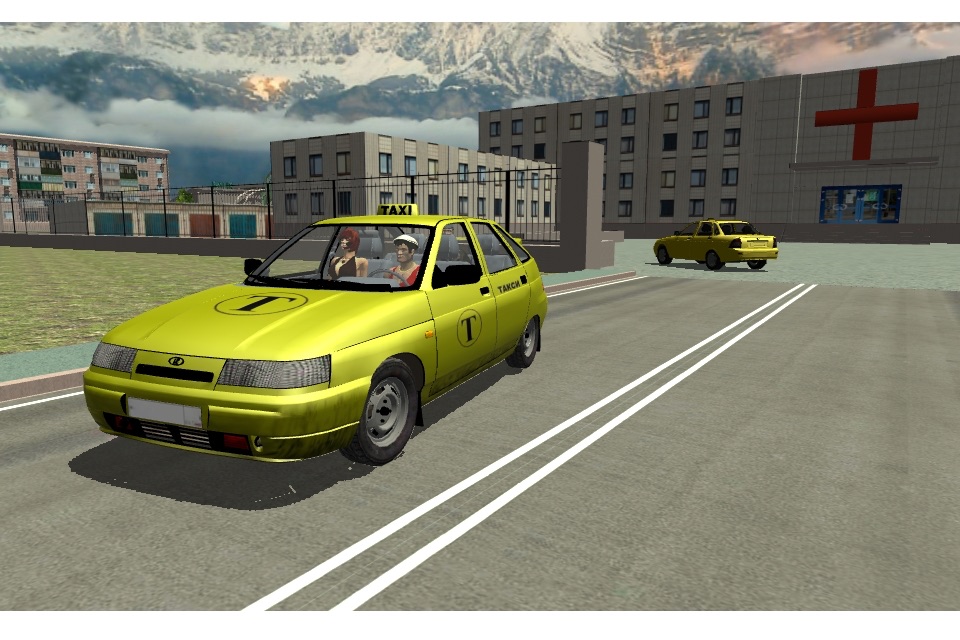 Russian Taxi Simulator 3D screenshot 3