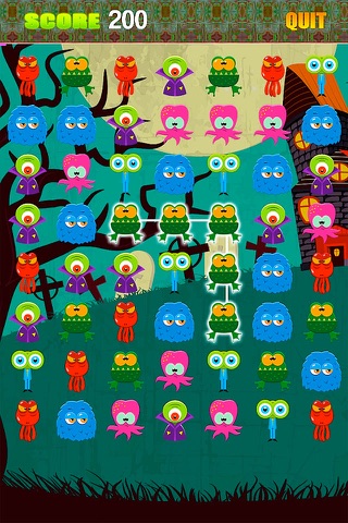 Haunted Combos Scary Monsters Secret Connect Dots Nice Puzzle Game - Free Glow Line FX Button Halloween Maze Prank Special screenshot 3