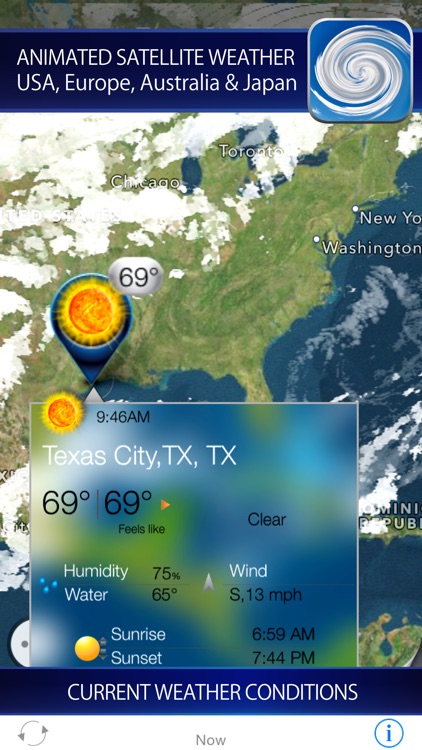 Hurricane - storm tracker and satellite weather radar