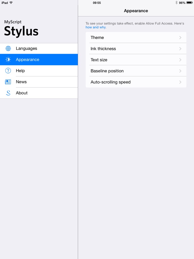 MyScript Stylus - Handwriting Keyboard Screenshot