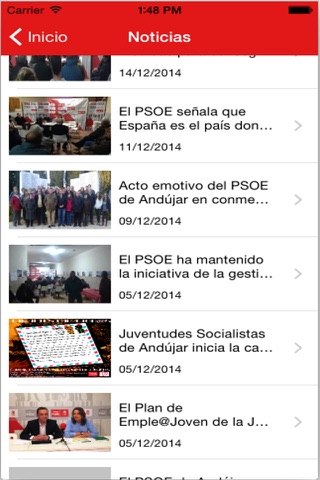PSOE Andújar screenshot 2