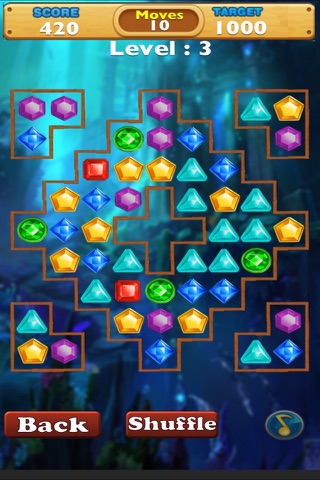 Jewel Blast : Fun World of Jewel Madness Blitz Adventure screenshot 3