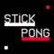 Stick Pong - A game of Black,White and Red Balls and Lines