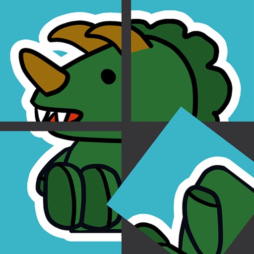 Rotate Triceratops Puzzle icon