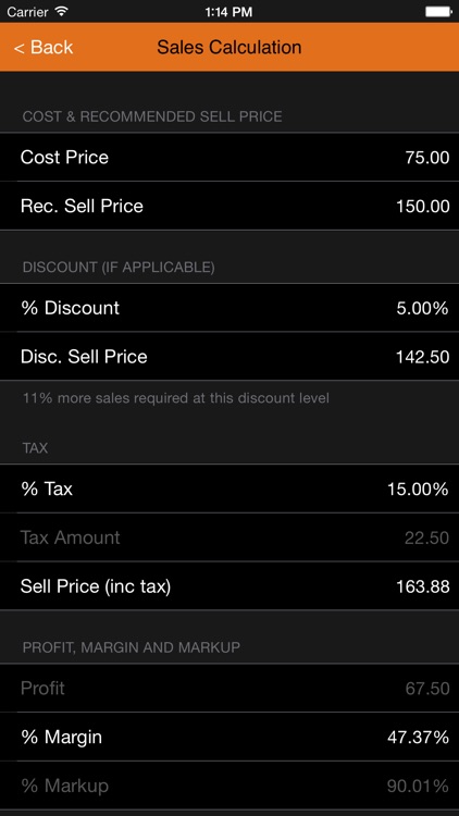 MarginCalc screenshot-3