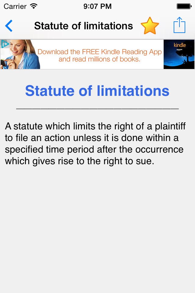Legal Terms 1000 FREE: Legal Dictionary & Law Enforcement Guide Glossary screenshot 3