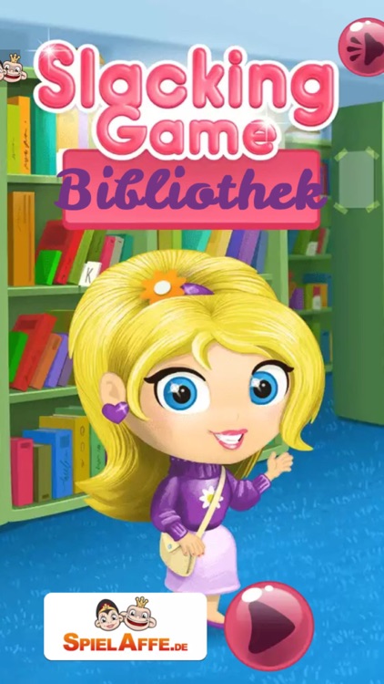 Slacking Library with Lucy: Play a fun & free Kids Games App for Girls