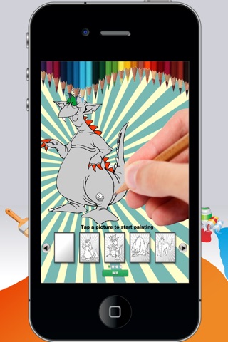 Coloring Book Dragons screenshot 2