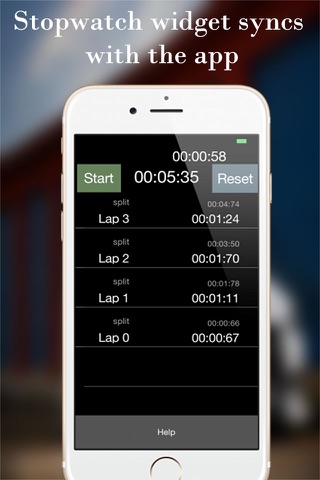 Stopwatch Widget screenshot 2