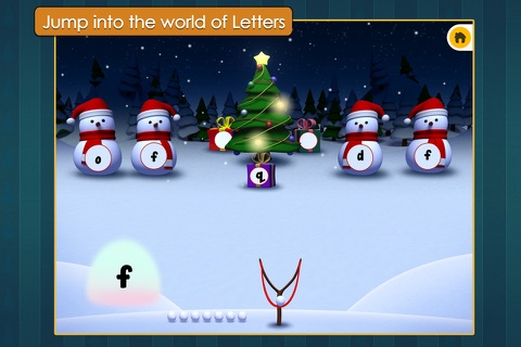 Icky Snow Ball Attack - Phonics & Vowels - Christmas Edition FREE screenshot 4